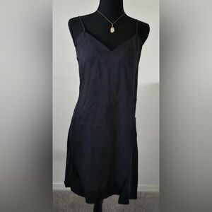 LITA by Ciara Black Silk Slip Dress - NWT - Size L